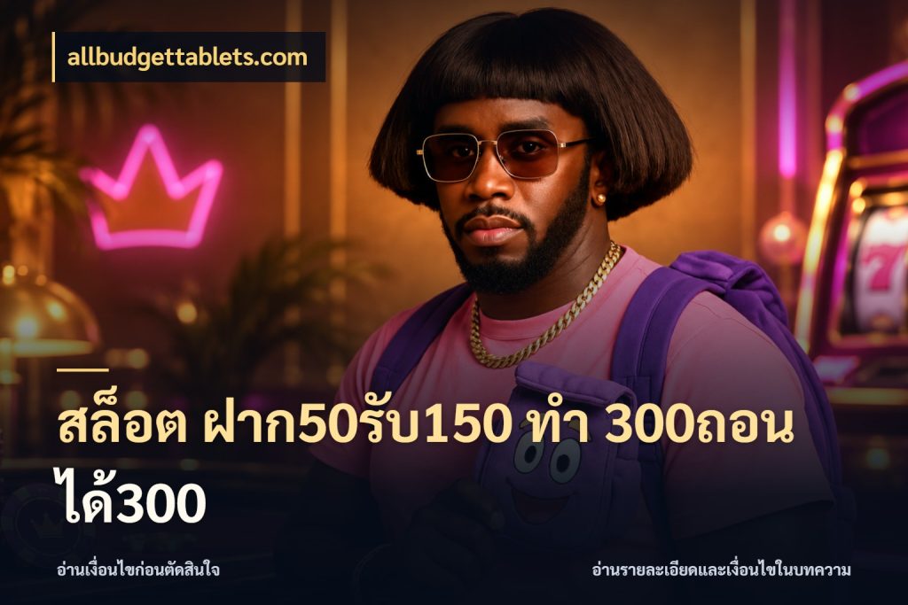 สล็อต ฝาก50รับ150 ทํา 300ถอนได้300 จุดเด่นของเครดิตที่คนชอบเกมอยากรู้ กับ allbudgettablets.com