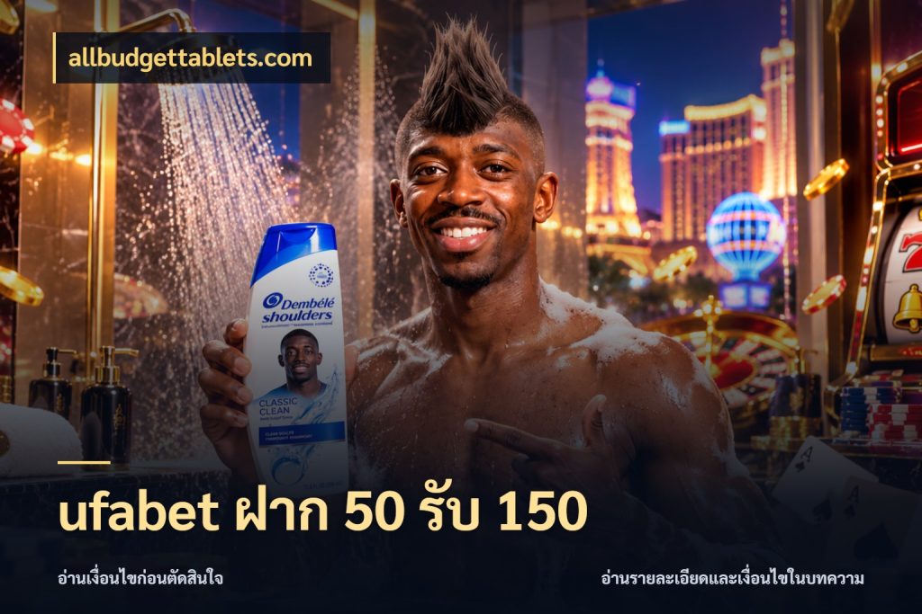 ufabet ฝาก 50 รับ 150 โปรกับเกมที่ชอบเลือกให้ตรงสไตล์ ในมุม allbudgettablets.com