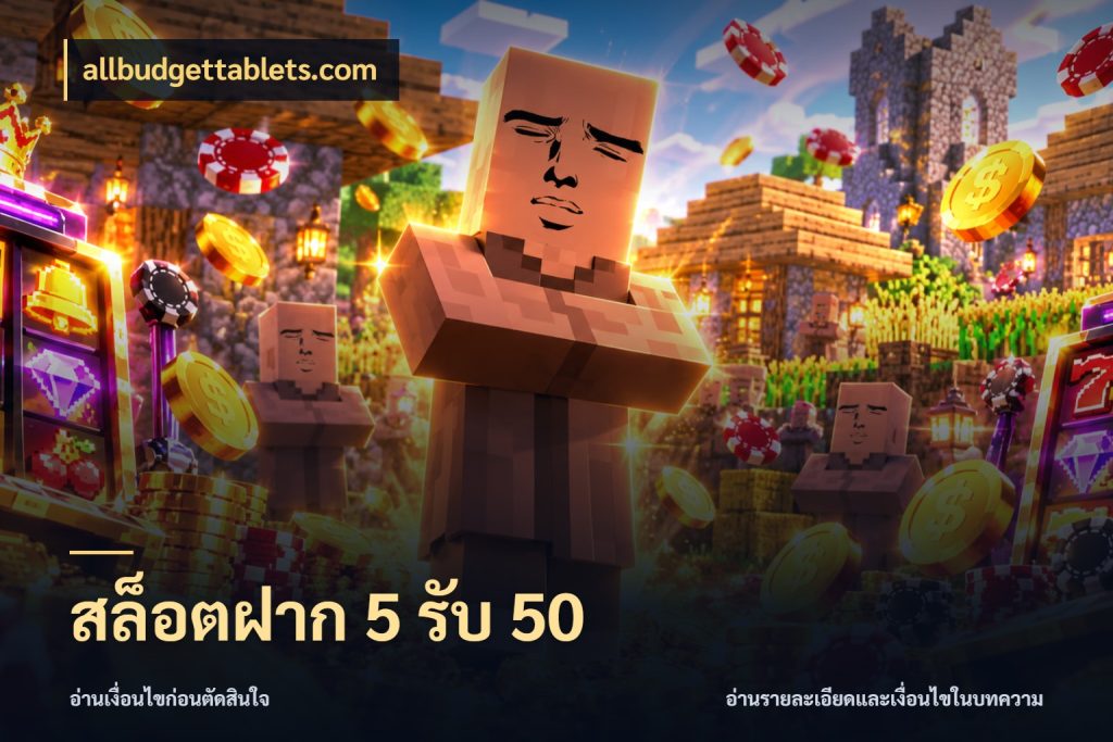 สล็อตฝาก 5 รับ 50 จุดเด่นของเครดิตที่คนชอบเกมอยากรู้ กับ allbudgettablets.com