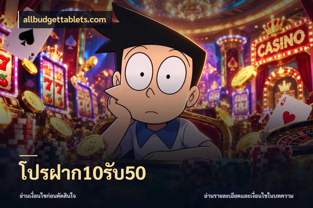 โปรฝาก10รับ50 allbudgettablets.com ยอดฝากและยอดรับในมุมของคนชอบลุ้น