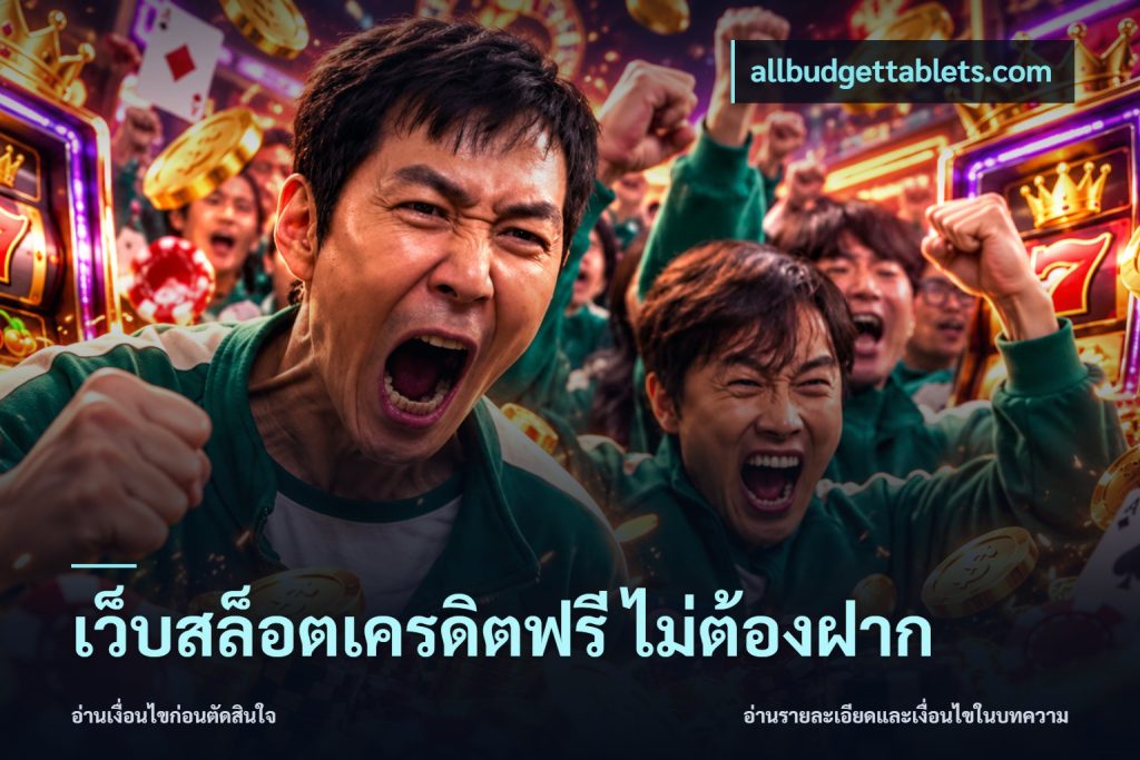 เว็บสล็อตเครดิตฟรี ไม่ต้องฝาก