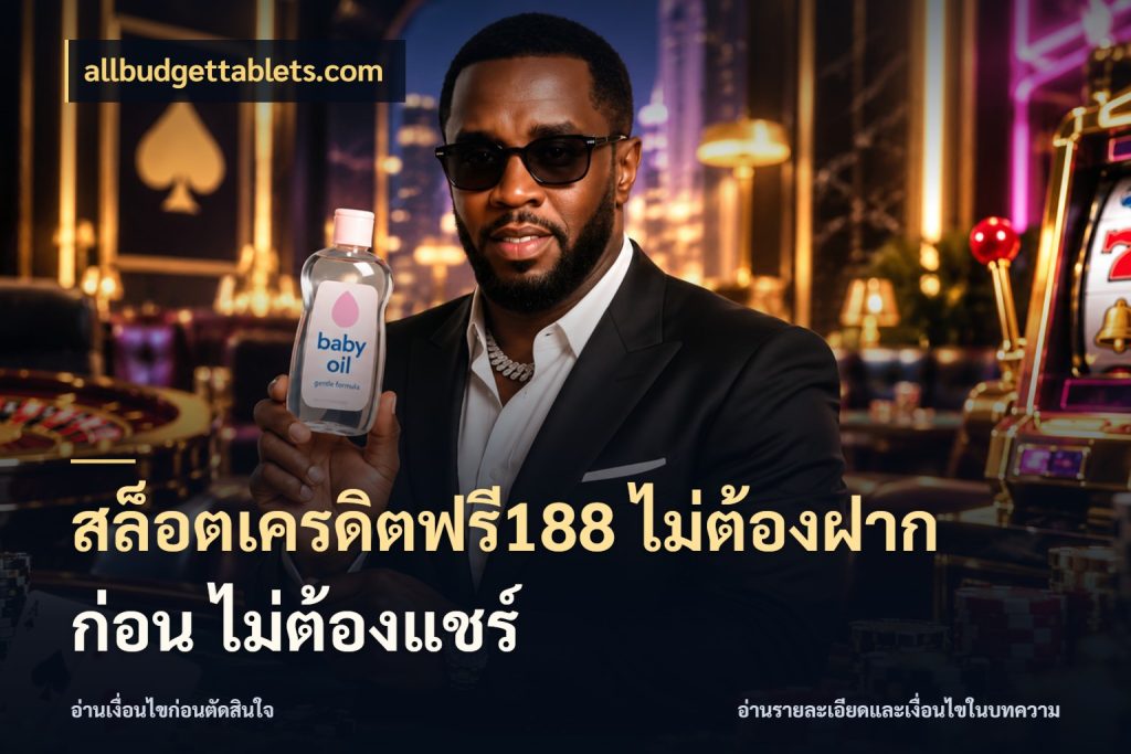 สล็อตเครดิตฟรี188 ไม่ต้องฝาก ก่อน ไม่ต้องแชร์ เปิดประเด็นเครดิตฟรีสำหรับคนชอบลุ้น ในมุม allbudgettablets.com