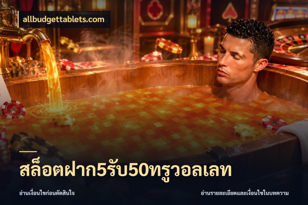 สล็อตฝาก5รับ50ทรูวอลเลท เครดิตกับรูปแบบโปรที่ตรงใจ ในมุม allbudgettablets.com