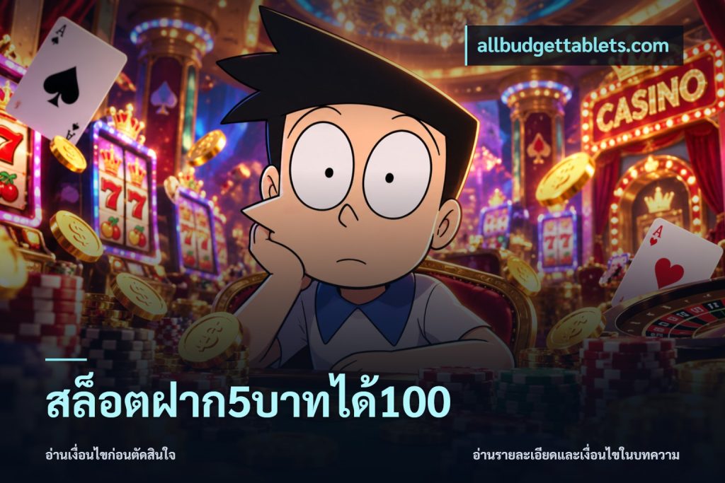 สล็อตฝาก5บาทได้100