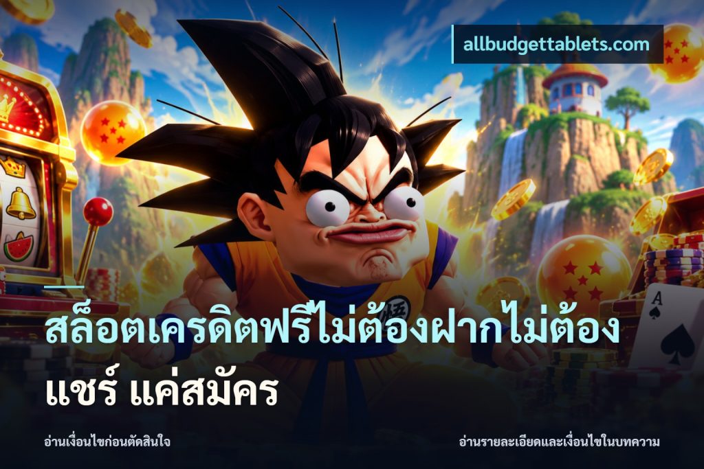 สล็อตเครดิตฟรีไม่ต้องฝากไม่ต้องแชร์ แค่สมัคร