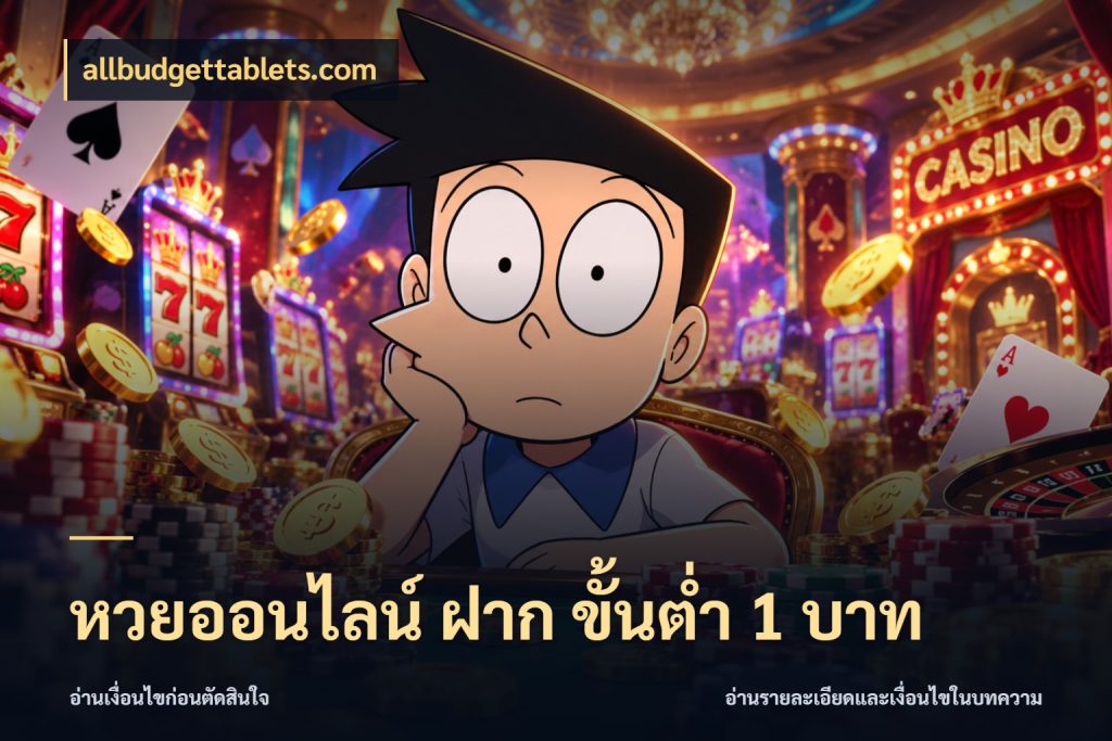 หวยออนไลน์ ฝาก ขั้นต่ำ 1 บาท เลือกมุมที่สนใจด้วยข้อมูลของบริการหวย ในมุม allbudgettablets.com