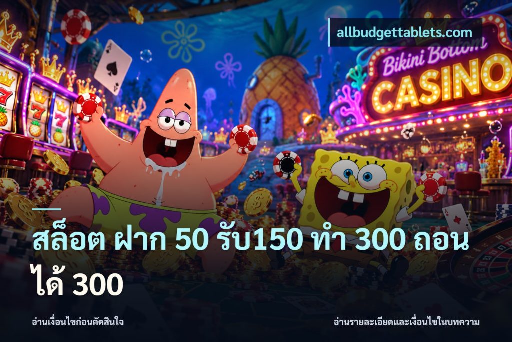 สล็อต ฝาก 50 รับ150 ทํา 300 ถอนได้ 300