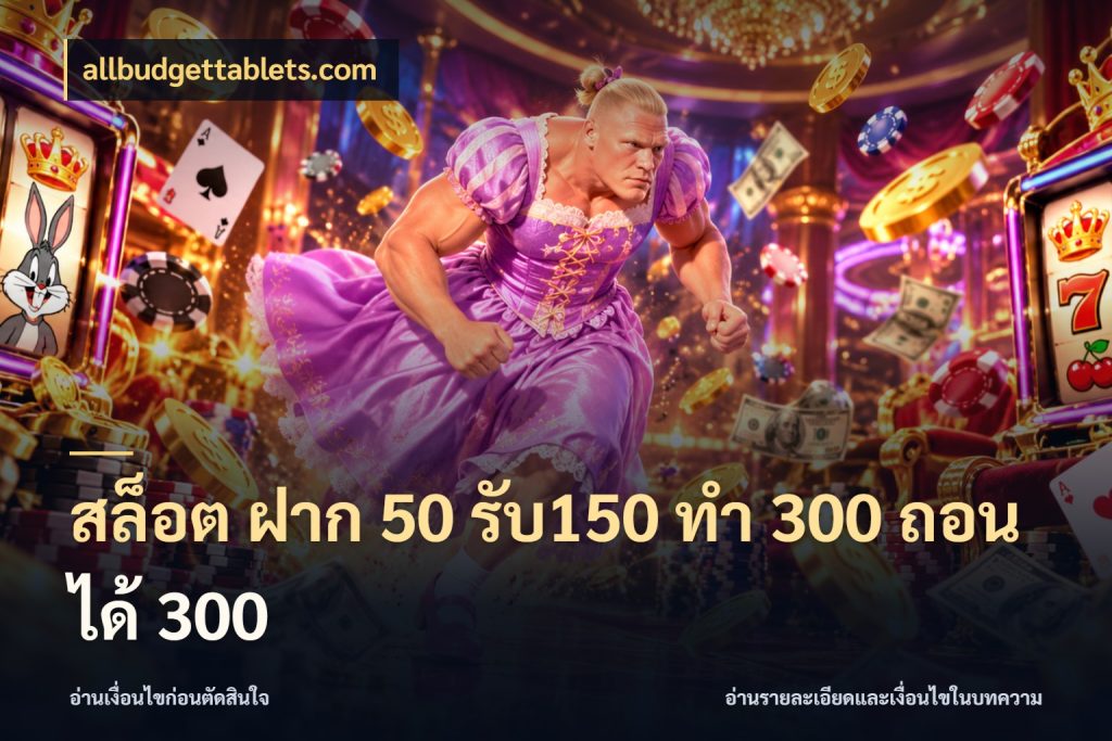 สล็อต ฝาก 50 รับ150 ทํา 300 ถอนได้ 300 สนุกกับตัวเลือกโปรในสไตล์ของคุณ ในมุม allbudgettablets.com