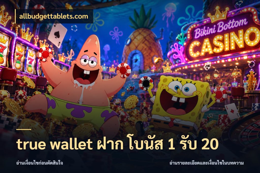 true wallet ฝาก โบนัส 1 รับ 20 จับคู่โบนัสกับสไตล์เกมที่ชอบ ในมุม allbudgettablets.com