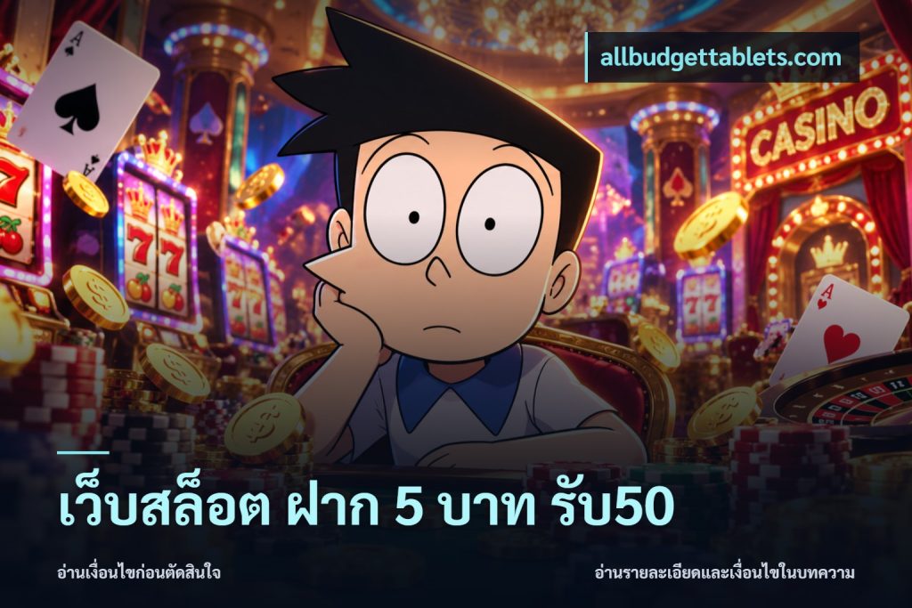เว็บสล็อต ฝาก 5 บาท รับ50