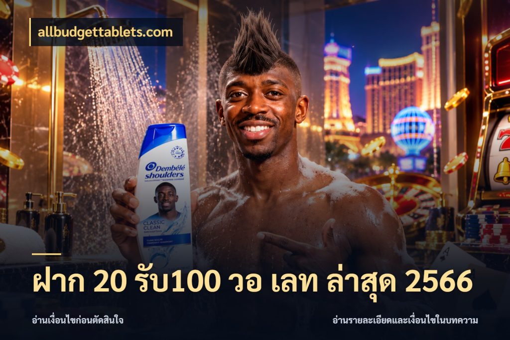ฝาก 20 รับ100 วอ เลท ล่าสุด 2566 allbudgettablets.com จุดเด่นของเครดิตที่คนชอบเกมอยากรู้