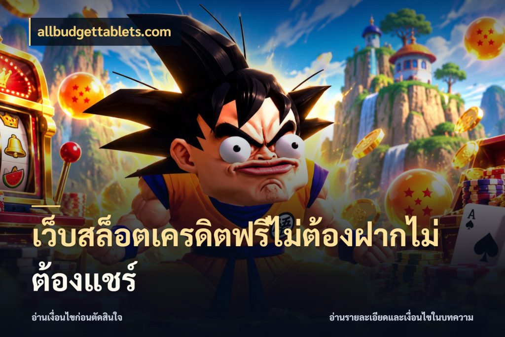 เว็บสล็อตเครดิตฟรีไม่ต้องฝากไม่ต้องแชร์