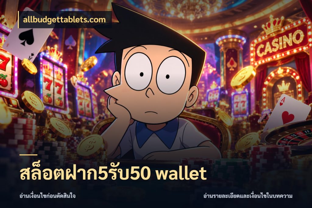 สล็อตฝาก5รับ50 wallet จับคู่โบนัสกับสไตล์เกมที่ชอบ ในมุม allbudgettablets.com