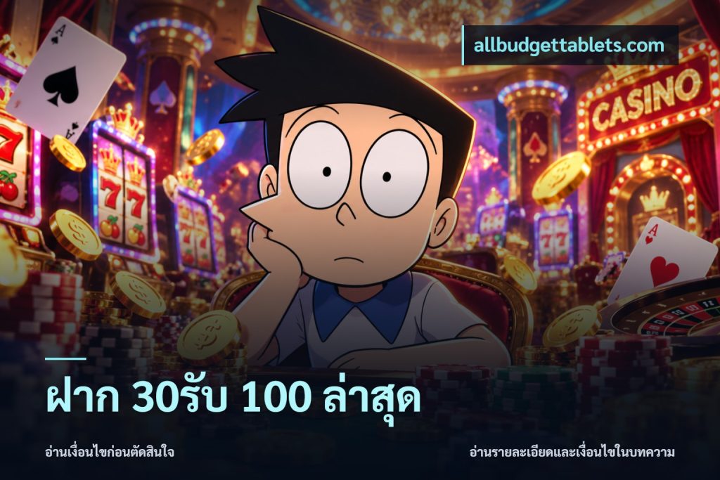ฝาก 30รับ 100 ล่าสุด