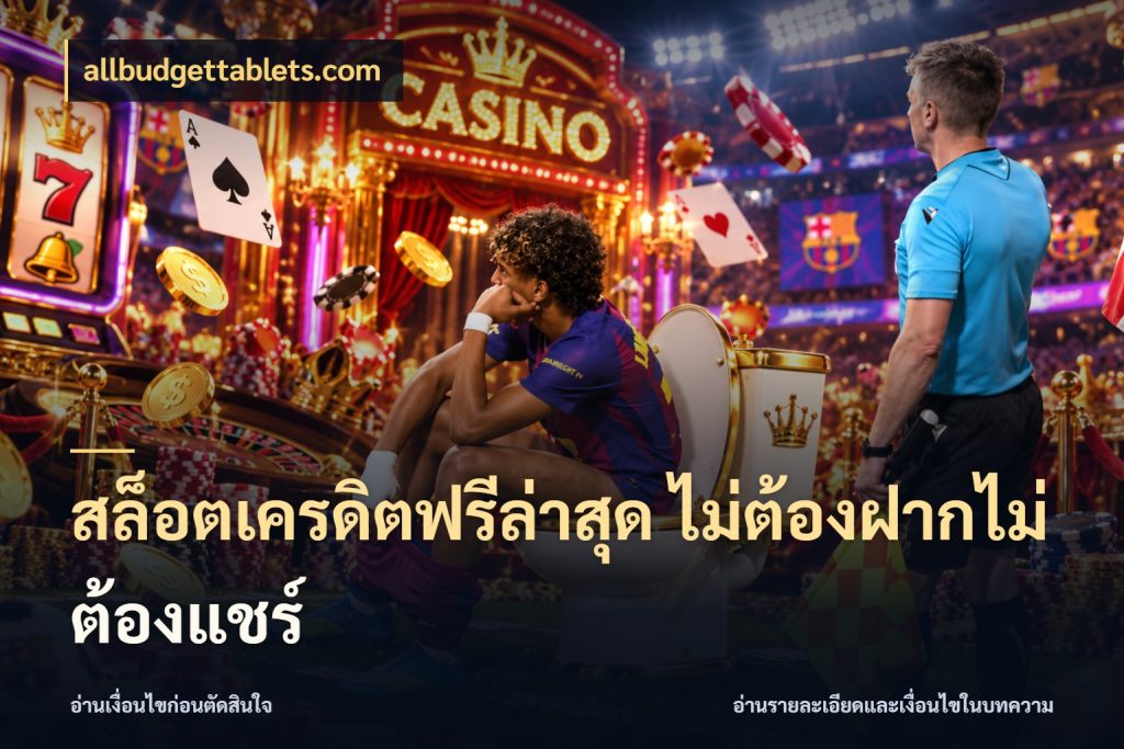 สล็อตเครดิตฟรีล่าสุด ไม่ต้องฝากไม่ต้องแชร์ เครดิตฟรีในมุมที่สายโบนัสสนใจ สไตล์ allbudgettablets.com
