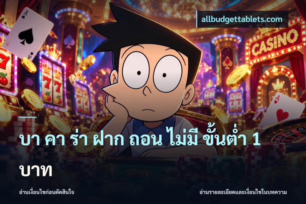 บา คา ร่า ฝาก ถอน ไม่มี ขั้นต่ำ 1 บาท