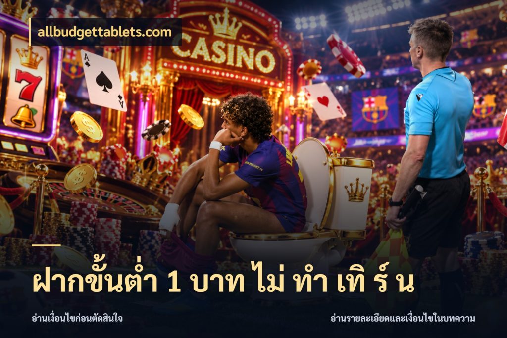 ฝากขั้นต่ำ 1 บาท ไม่ ทำ เทิ ร์ น สายทุนน้อยเลือกความสนุกให้พอดี กับ allbudgettablets.com