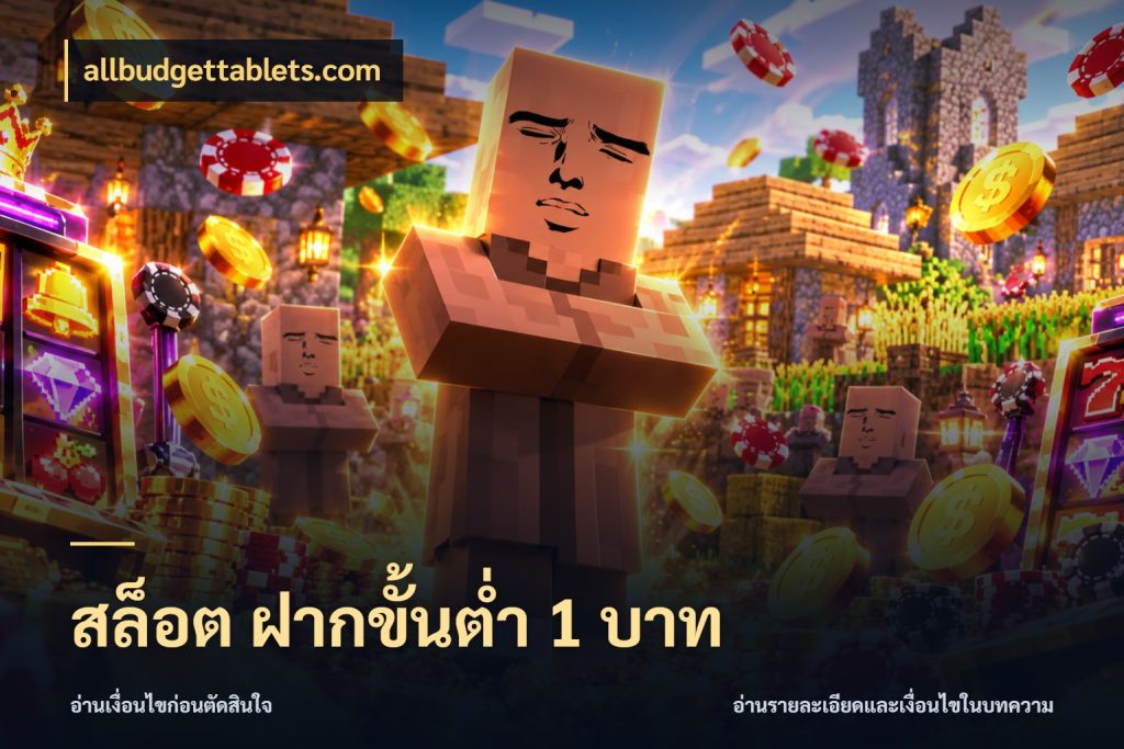 สล็อต ฝากขั้นต่ํา 1 บาท ทุนเบาก็มีสีสันในจังหวะของคุณ สไตล์ allbudgettablets.com