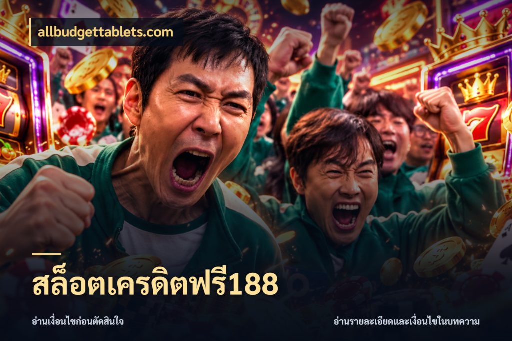สล็อตเครดิตฟรี188 เครดิตฟรีกับจังหวะลุ้นที่คุณเลือก ในมุม allbudgettablets.com