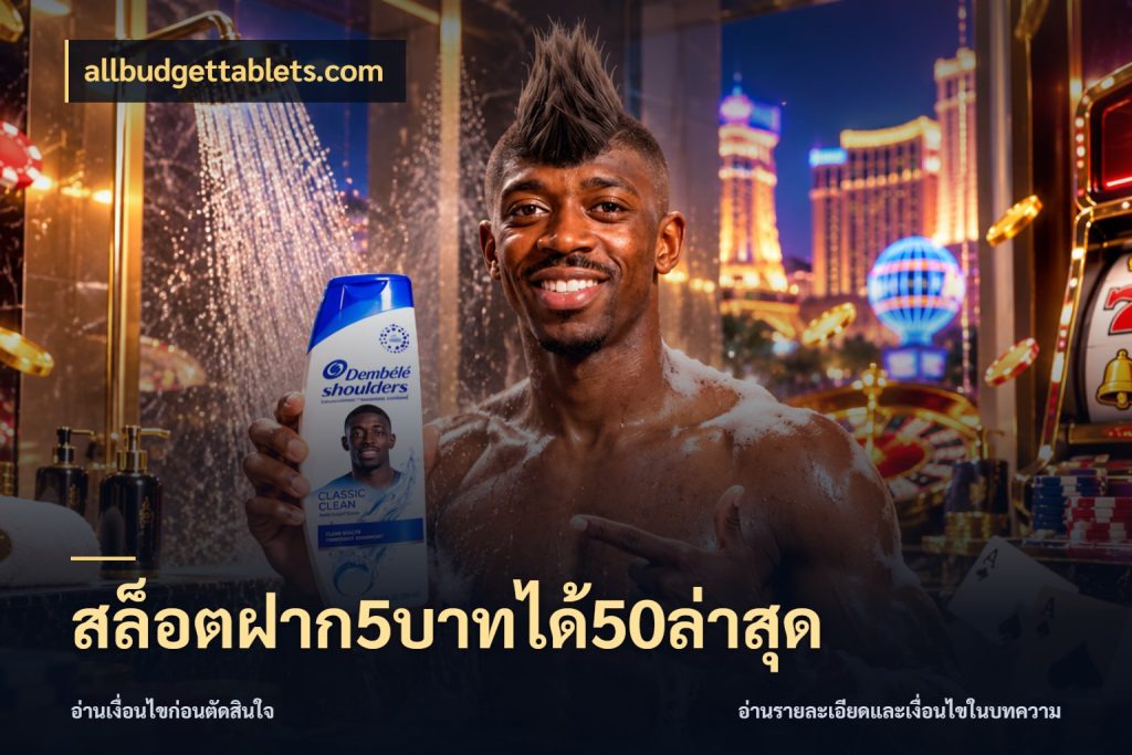 สล็อตฝาก5บาทได้50ล่าสุด โปรยอดรับที่สายเกมสนใจ สไตล์ allbudgettablets.com