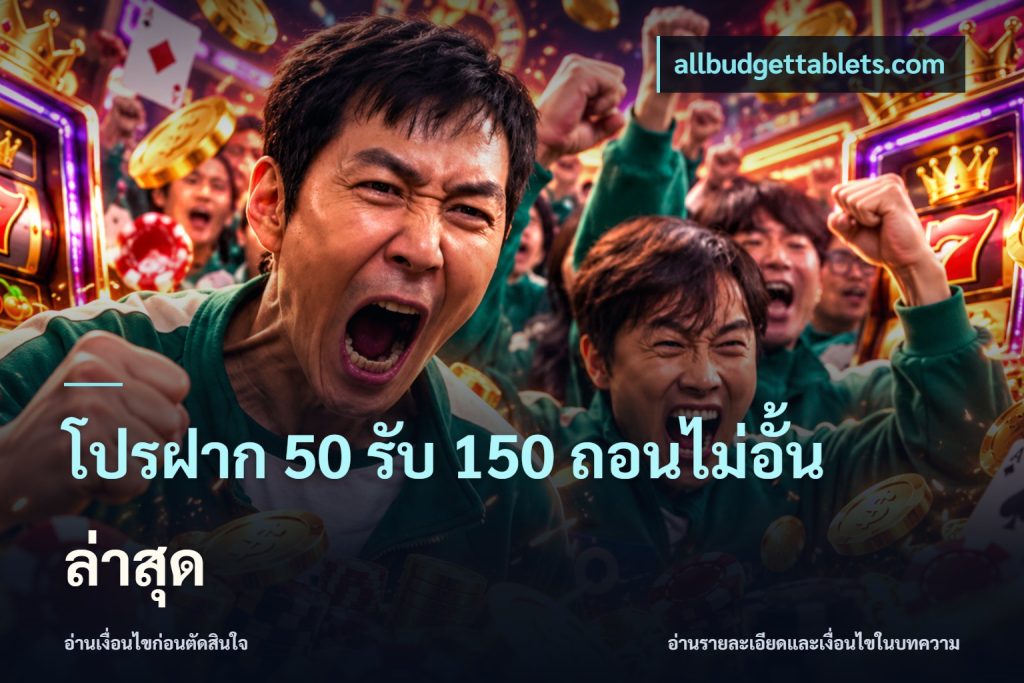 โปรฝาก 50 รับ 150 ถอนไม่อั้นล่าสุด