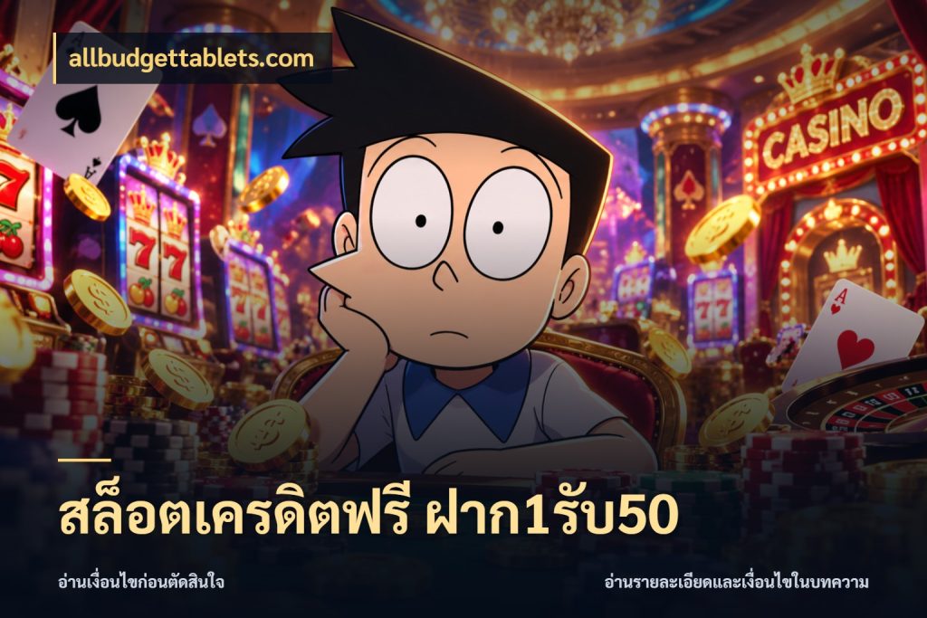 สล็อตเครดิตฟรี ฝาก1รับ50 จับคู่โบนัสกับสไตล์เกมที่ชอบ ในมุม allbudgettablets.com