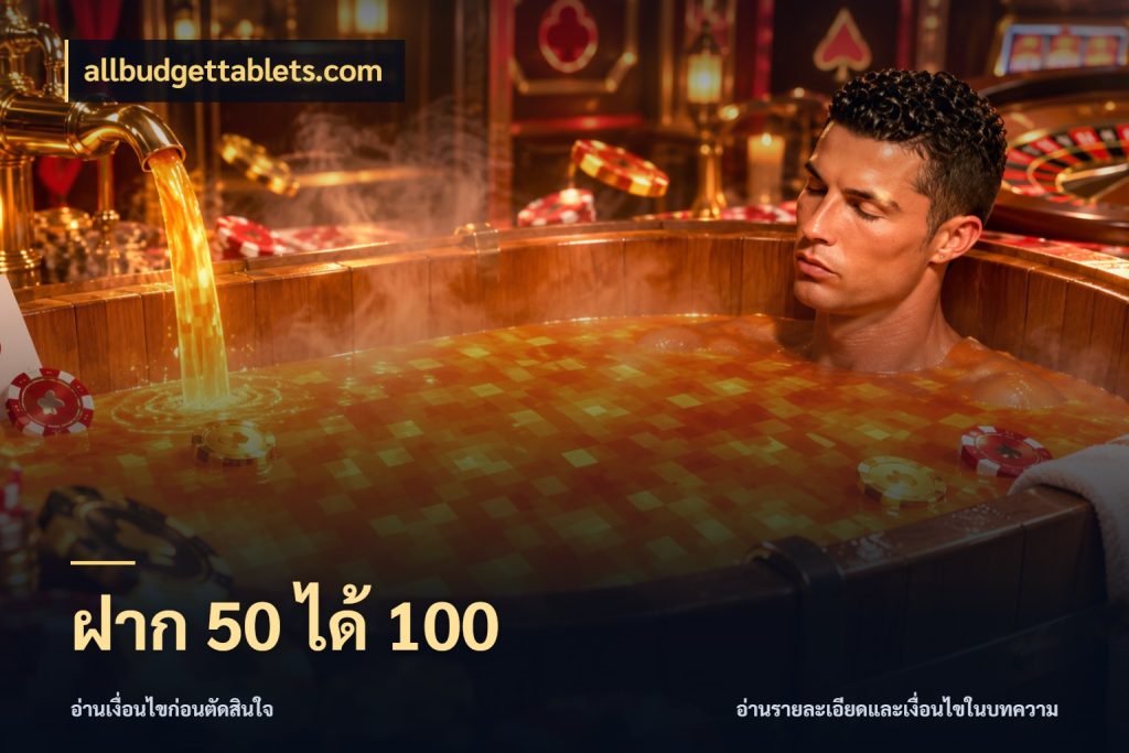 ฝาก 50 ได้ 100 สนุกกับตัวเลือกโปรในสไตล์ของคุณ กับ allbudgettablets.com