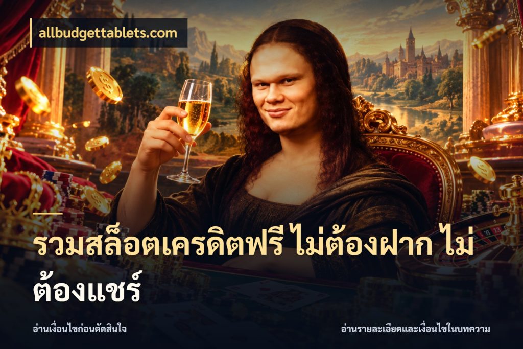 รวมสล็อตเครดิตฟรี ไม่ต้องฝาก ไม่ต้องแชร์ ชนิดเครดิตกับสิทธิ์ที่คุณอยากรู้ กับ allbudgettablets.com