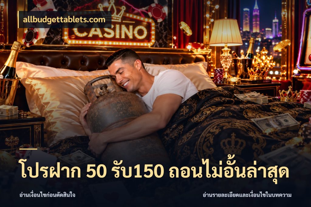 โปรฝาก 50 รับ150 ถอนไม่อั้นล่าสุด เครดิตกับรูปแบบโปรที่ตรงใจ สไตล์ allbudgettablets.com