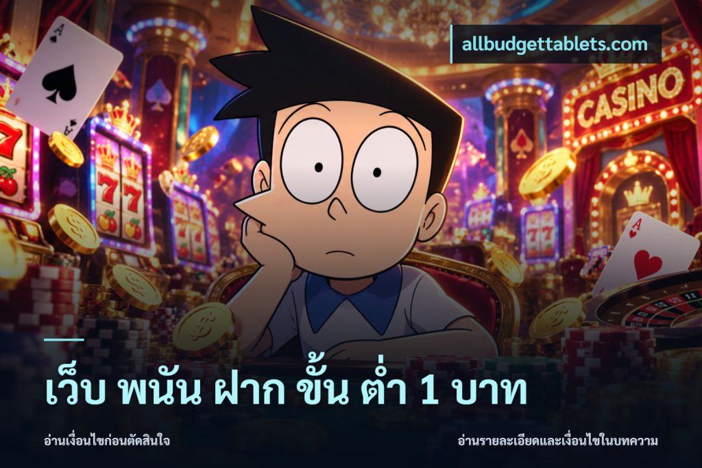 เว็บ พนัน ฝาก ขั้น ต่ำ 1 บาท