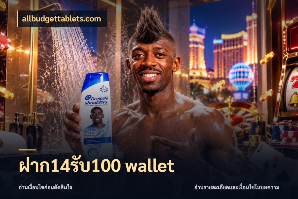 ฝาก14รับ100 wallet สีสันของโปรฝากและยอดรับ กับ allbudgettablets.com