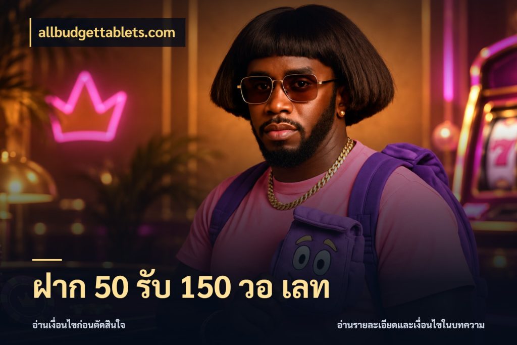ฝาก 50 รับ 150 วอ เลท allbudgettablets.com จุดเด่นของเครดิตที่คนชอบเกมอยากรู้