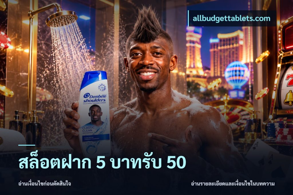 สล็อตฝาก 5 บาทรับ 50