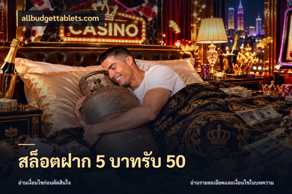 สล็อตฝาก 5 บาทรับ 50 สนุกกับตัวเลือกโปรในสไตล์ของคุณ กับ allbudgettablets.com