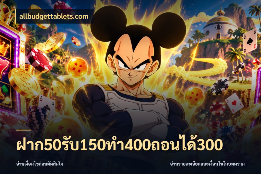 ฝาก50รับ150ทํา400ถอนได้300 allbudgettablets.com โปรกับเกมที่ชอบเลือกให้ตรงสไตล์