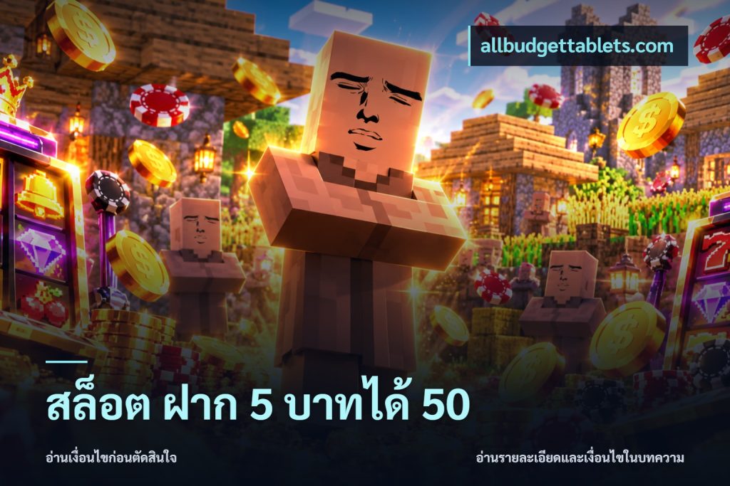 สล็อต ฝาก 5 บาทได้ 50
