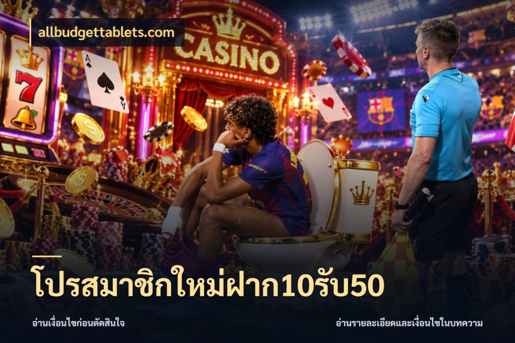 โปรสมาชิกใหม่ฝาก10รับ50 โปรกับเกมที่ชอบเลือกให้ตรงสไตล์ กับ allbudgettablets.com