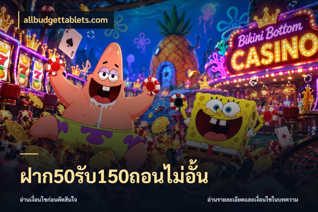 ฝาก50รับ150ถอนไม่อั้น เครดิตกับรูปแบบโปรที่ตรงใจ ในมุม allbudgettablets.com