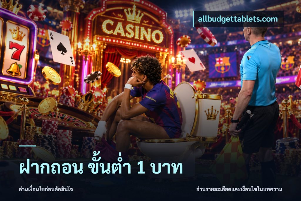ฝากถอน ขั้นต่ำ 1 บาท